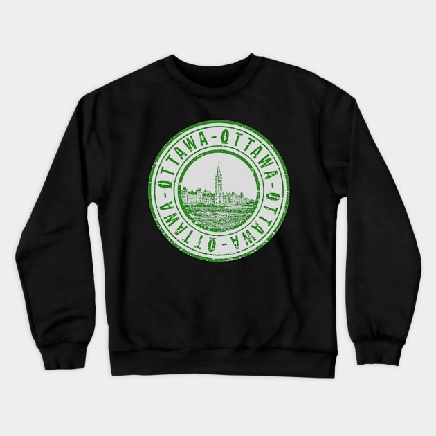 Ottawa pride stamp Crewneck Sweatshirt by SerenityByAlex